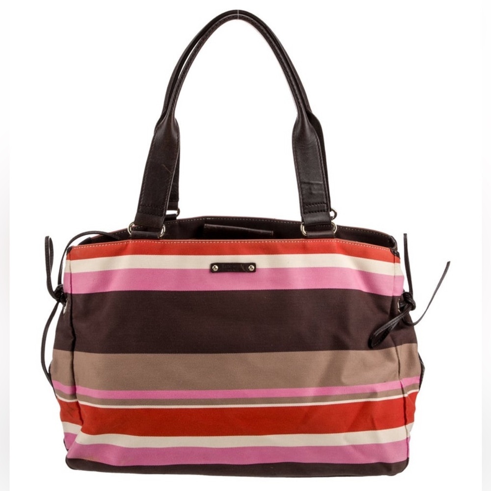 Kate Spade Striped Multicolor Tote Bag